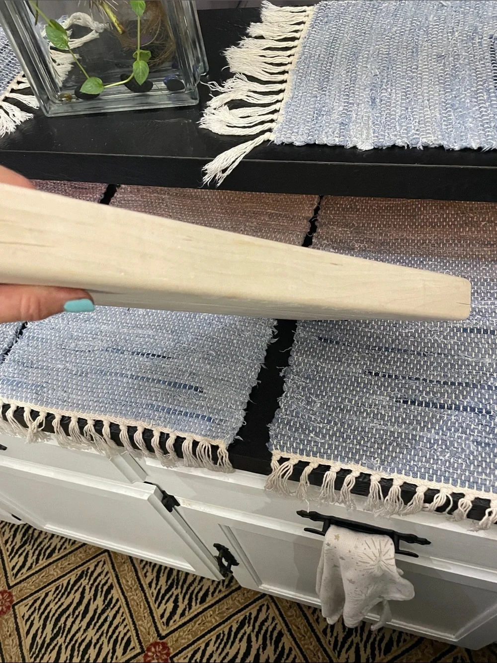 Wood Butcher Block Cutting Board - Light Natural Wood 9 x 15 x 1 3/4